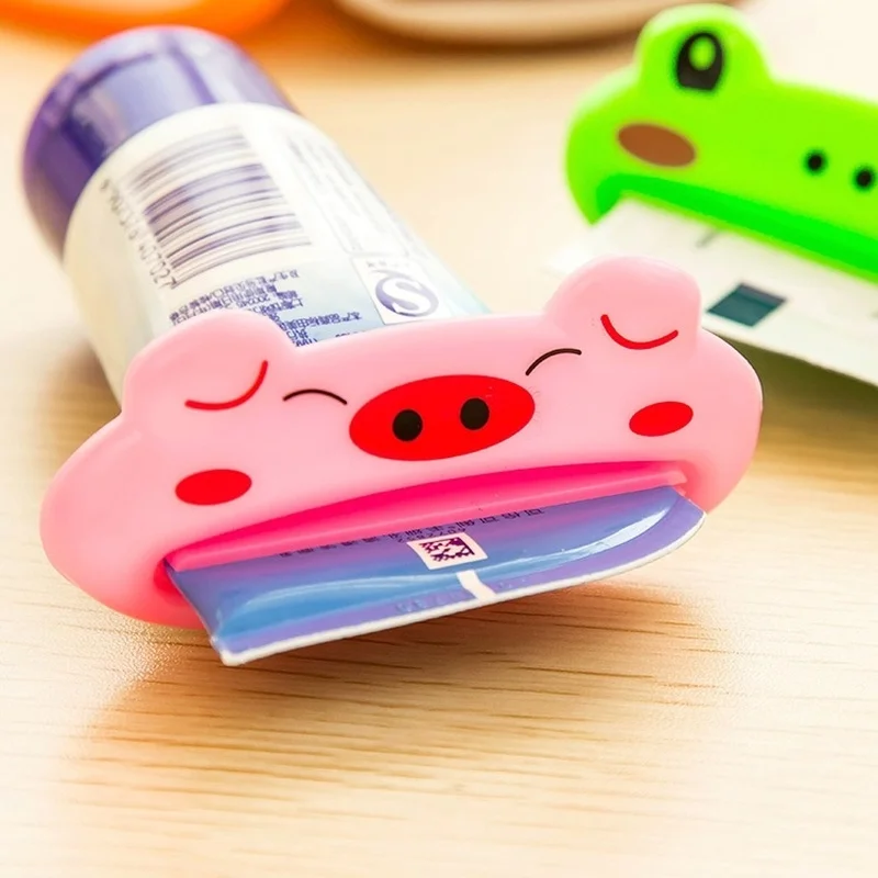 

1pc Bathroom Accessories Home Tube Toothpaste Squeezer Easy Cartoon Toothpaste Dispenser Rolling Holder Toothpaste Dispenser