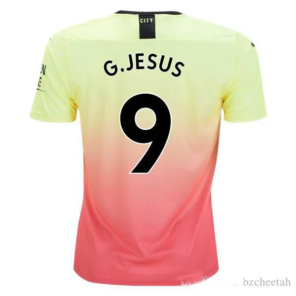 19 20 Горячая Распродажа manchesting город для взрослых Футбол Джерси DE BRUYNE KUN AGUERO G. JESUS SANE Манчестерский город Размер S-4XL Джерси - Цвет: shirt