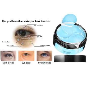 

Black Seaweed Eye Patch Dark Circle Eye Gel Pads Anti-Puffiness Eye Mask Collagen Eye Pads Moisturizing Anti-Aging Male Female