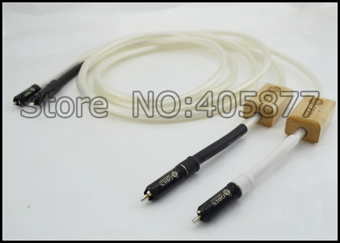 

Pair Hifi Odin RCA audio cable 1m RCA HIFI CABLE AUDIOPHINE RCA PLUG CABLE