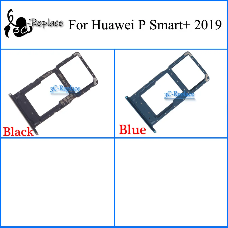 Для huawei P Smart+ POT-LX1T POT-AL00 sim-лоток держатель карт Micro SD слот запчасти адаптер для sim-карты