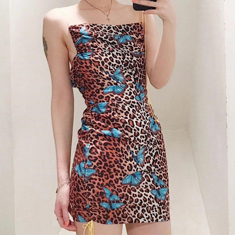 hot leopard dress