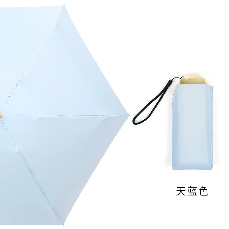 Half off Parasol Women's Sun-resistant UV-Protection Parasol Hipster Umbrella Vinyl Rain Or Shine Dual Purpose Folding Umbrella