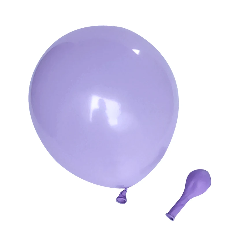 macaron purple 10/30 штук золотые, серебристые, черные металлические латексные шарики Свадебные украшения на день рождения украшения для детей и взрослых гелиевые шары - Цвет: macaron purple