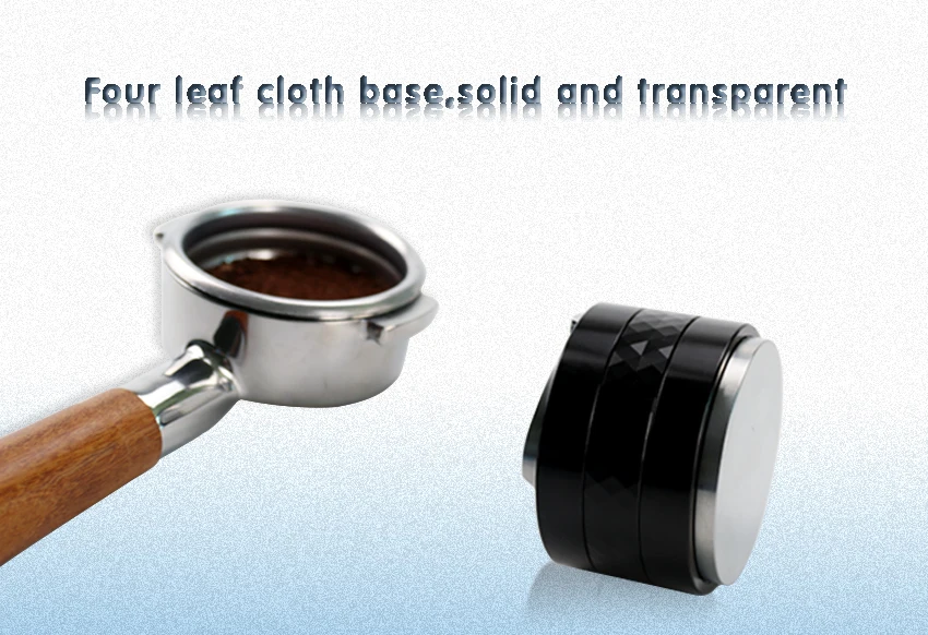 Neues Design Doppelkopf Kaffee manipulieren 53mm Espresso Verteiler Barista Werkzeuge Zubehör – Detail 7
