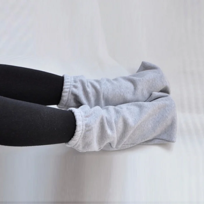 Men Women Warm Socks Thick Fleece Lined Middle Length Sleep Unisex Feet Cover SER88