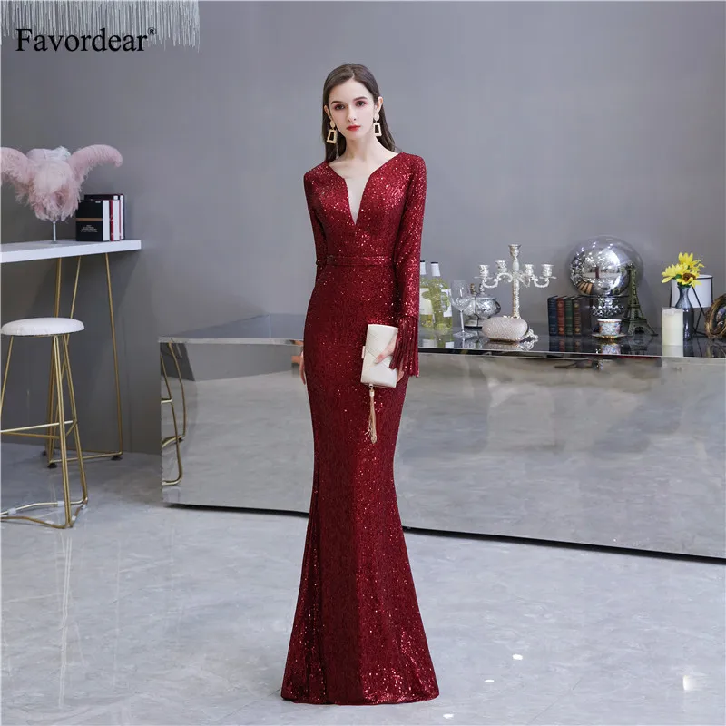 burgundy and silver dress