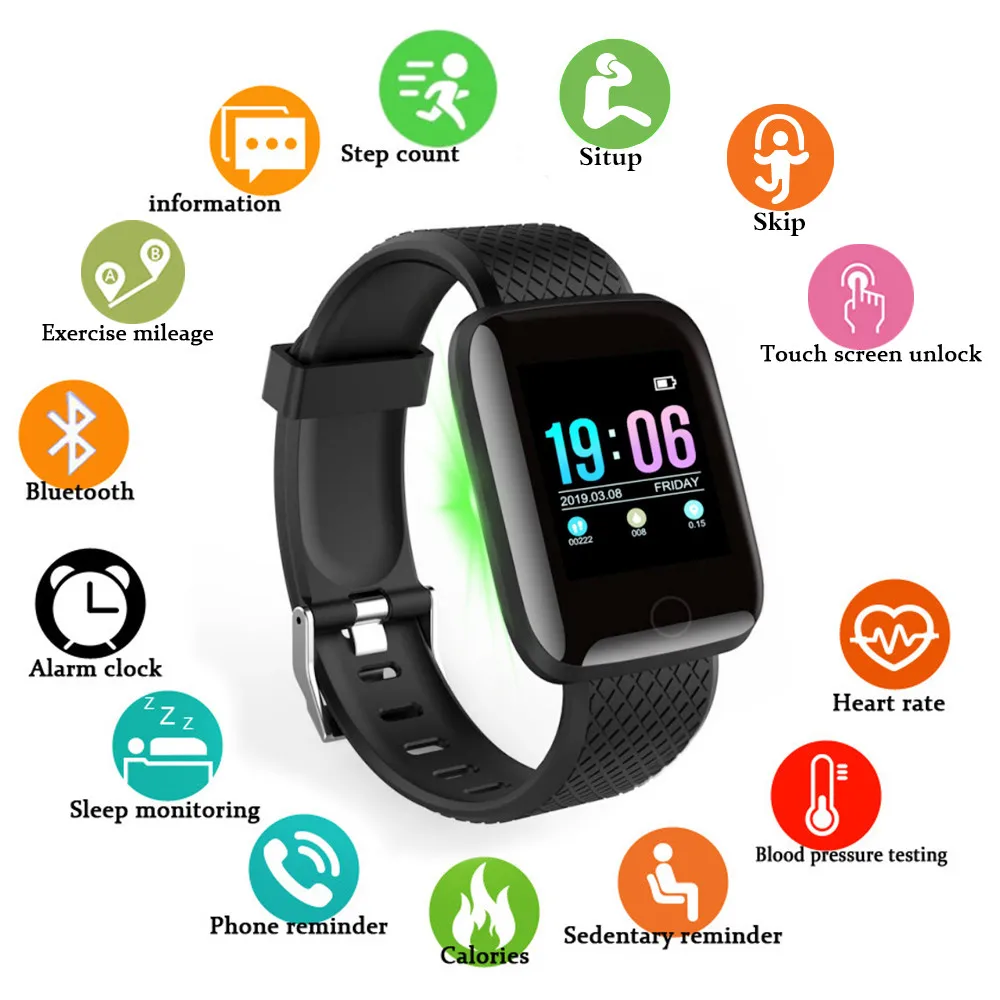 

A7 Smart Watch Men Blood Pressure Smartwatch Women Heart Rate Monitor Fitness Tracker Watch Sport For Android IOS PK DZ09 X6 A1