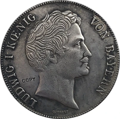 1847 Пособия по немецкому языку государства копия монет 41 мм