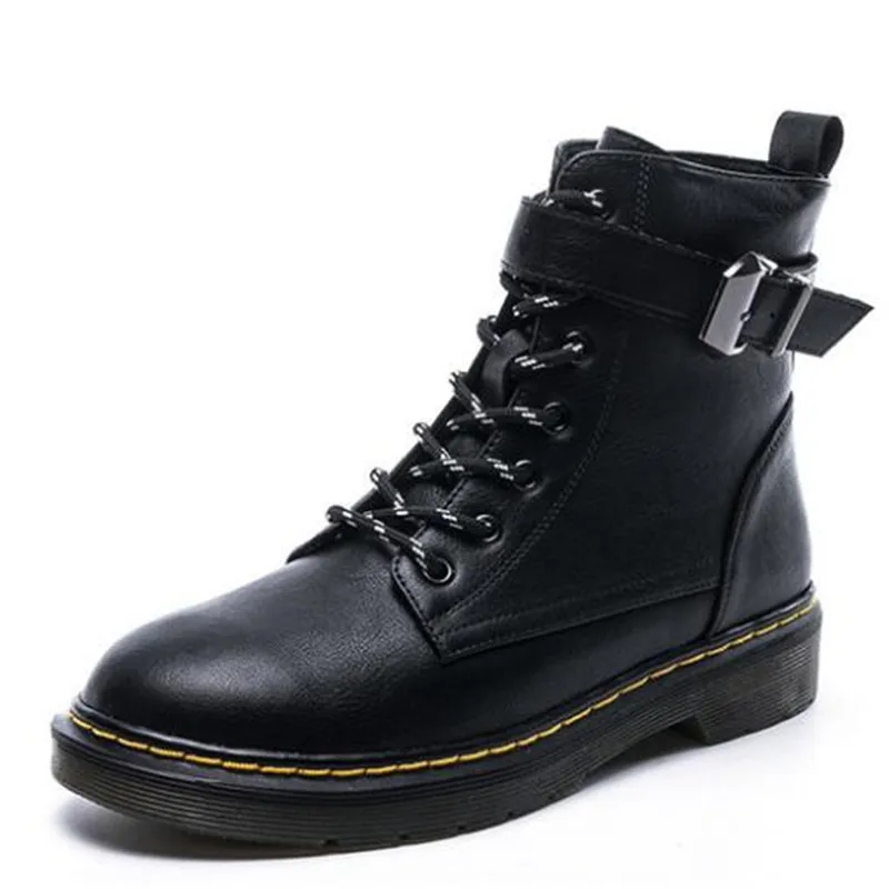 

British Style Retro Martin Boots Women Boots Soft Bottom Non-slip Wear Resistant Flat Boots Fashion Casual Shoes Ankle Boots