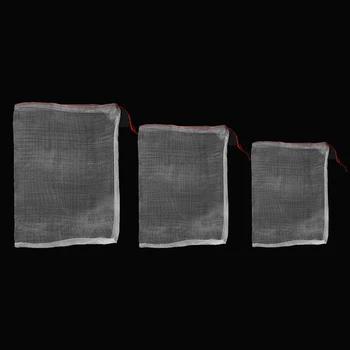 

50Pcs/Set Drawstring Mesh Bags Garden Plant Fruit Protect Drawstring Mesh Net Bag Anti Bird Netting Pest Control Tools