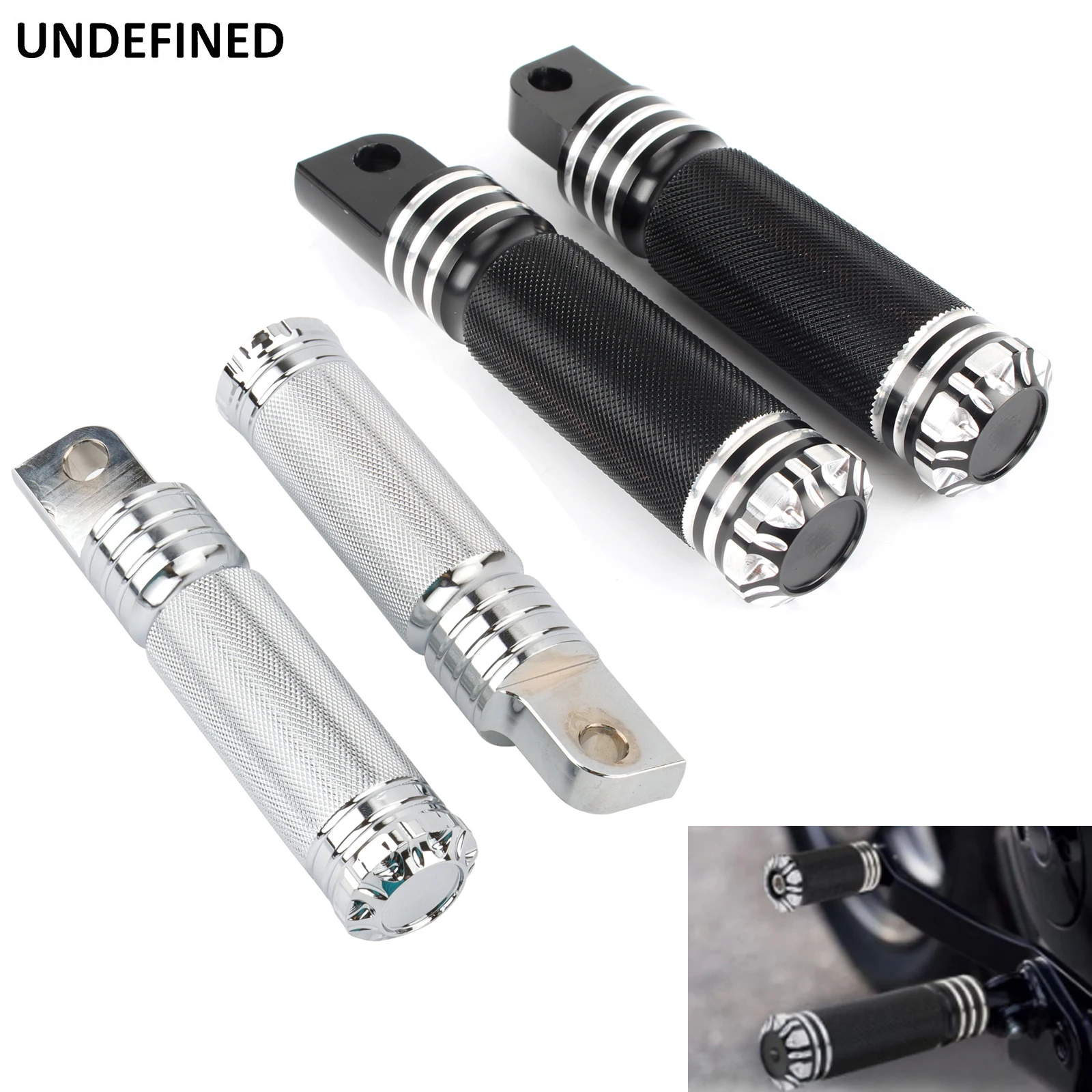 Motorcycle Accessories Motorcycle Foot Pedals Motorcycle Footrests Male Mount Motorcycle Front Rear Foot Peg Footrest Pedal For Harley Sportster Iron 883 Touring Road King Dyna Softail Fatboy
