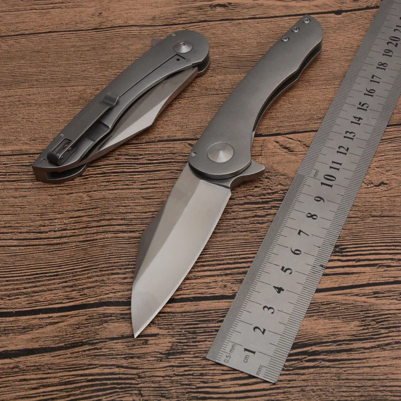 Карманный Походный охотничий складной нож со стальной ручкой 8Cr13MoV лезвие ножи для выживания EDC инструменты