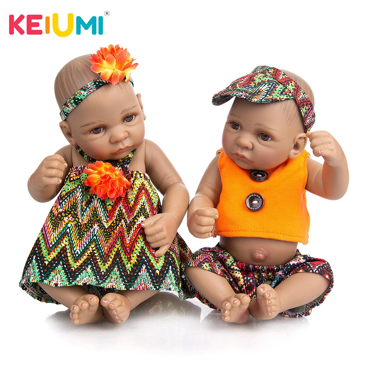 Новое поступление 11 дюймов Мини Кукла reborn baby полный силиконовый корпус