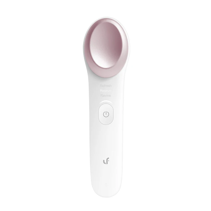 Cherry Pink Xiaomi Youpin LF портативный горячий и холодный силиконовый массажер осветляет темные круги автоматический контроль температуры спа инструменты для ухода за глазами - Цвет: Cherry Pink