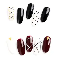 

Plastic 3Pcs/Set Novelty Double-Head Nail Art Painting Pen Soft Bristles Nail Pen Liner Detailed for Beauty