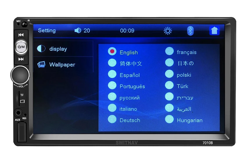 Автомобильный dvd-плеер Switnav MP5 для универсальной аудиосистемы 2 din, стерео, Bluetooth, USB, Автомобильный цифровой мультимедийный автомобильный аудио