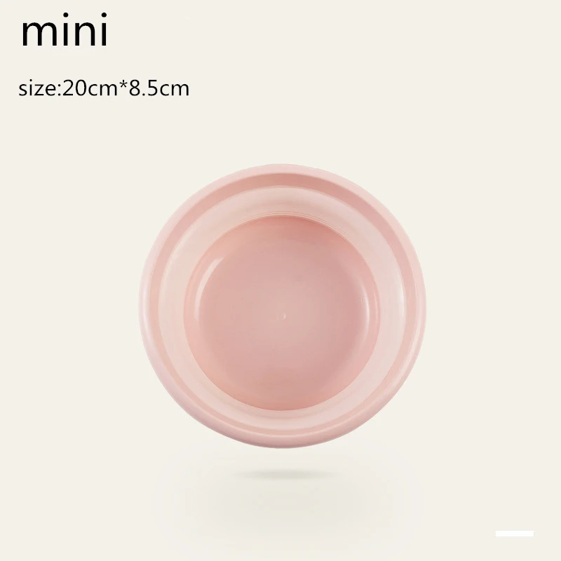 mini pink Портативный складной ведро умывальник для кемпинга водонепроницаемый складной бассейн силиконовый умывальник складной рыболовное ведро для мойки автомобилей чистящие средства - Цвет: mini pink