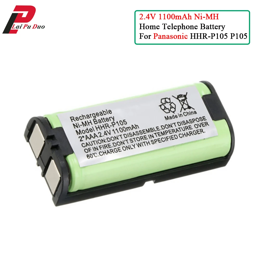 Аккумуляторная батарея для телефона Panasonic 2 4 В 1100 мАч Ni MH P105 HHRP105A KX242 BATT 105