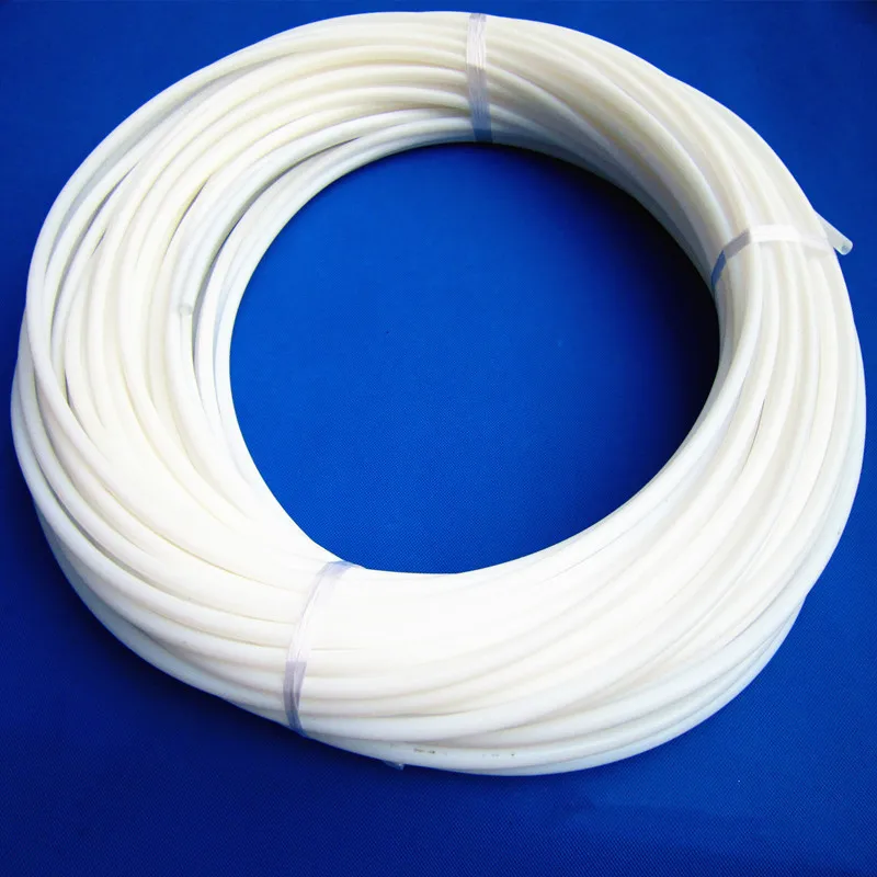 PTFE трубы мягкие капиллярные тонкие трубы изоляция антикоррозионная втулка ID 0,3 мм 3 мм 4 мм 5 мм 6 мм 7 мм 8 мм 9 мм 11 мм 20 мм белый