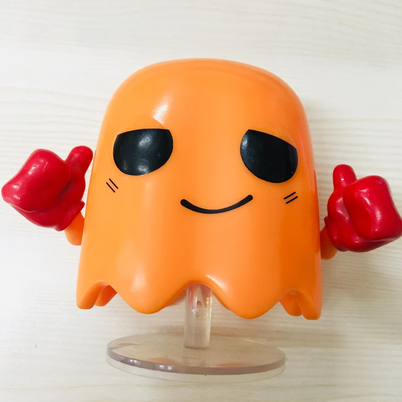 

PIXELS Movie Pacman Doll PAC-MAN CLYDE Orange #86 Vinyl Figure Vaulted/Retired for kids 'Christmas gifts Toys