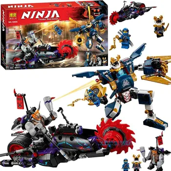 

New Ninja Killow vs. Samurai X Building Blocks Bricks Compatible 70642 Ninjagoe Sets Figures Toys For Children Birthday Gift