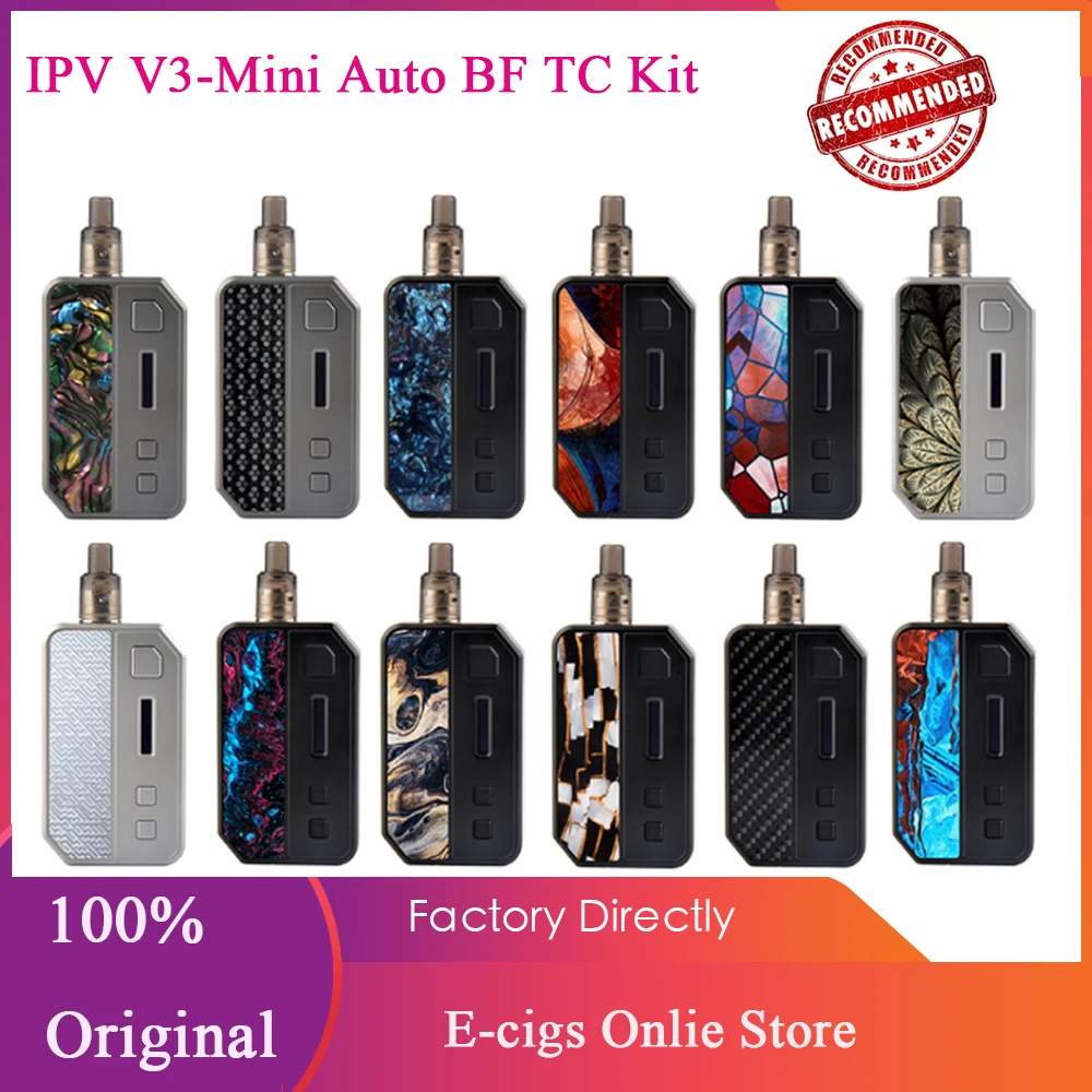 Оригинальный набор IPV V3 Mini TC с чипсетом YiHi SX635J аккумулятором 1400 мАч емкостью Elf ADA и