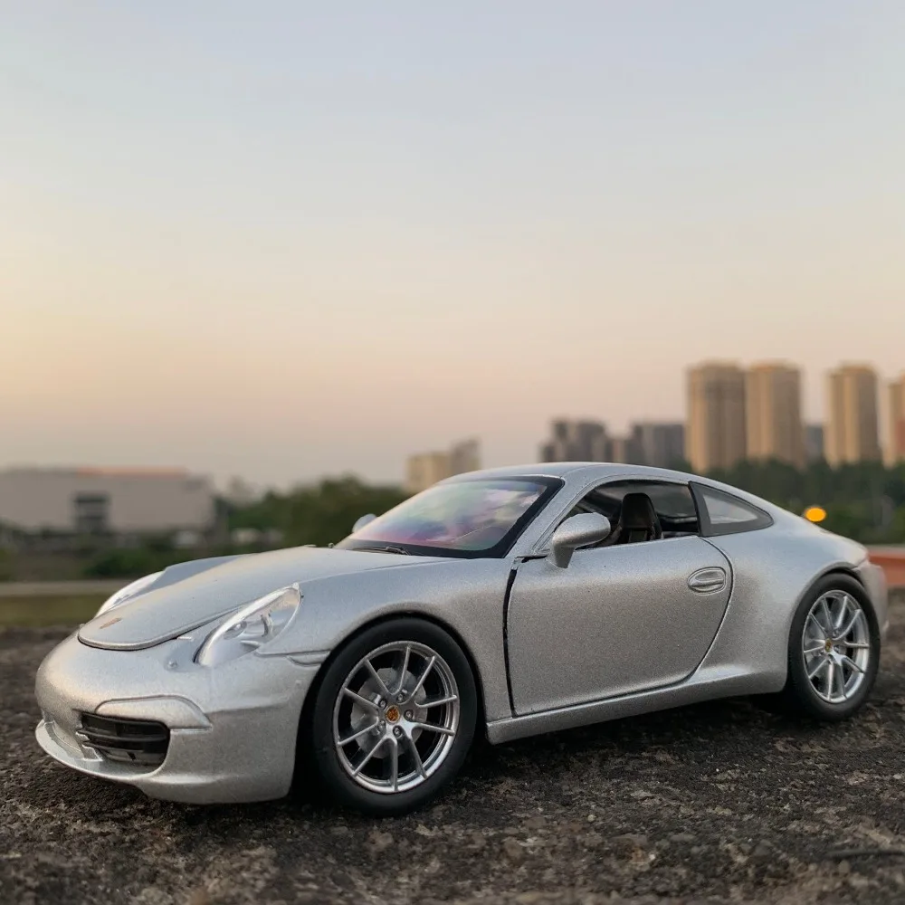 1:24 сплав спортивный автомобиль 911 модель автомобиля длина 18,5 см