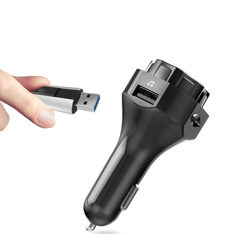 

CARSUN FM Transmitter Bluetooth Adapter Car Aux Bluetooth Car Kit FM Modulator Dual Car Charger Handsfree