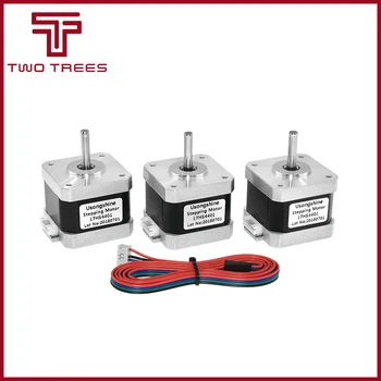 

3D printer CE certification 1pcs 4-lead Nema17 Stepper Motor 42 motor Nema 17 motor 42BYGH 1.7A (17HS4401) motor for CNC XYZ