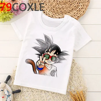 

Dragon Ball Z T Shirt Children Kawaii Cartoon Goku T-shirt Boys/girls Funny Anime Super Saiyan Top Graphic Cool Tshirt Children