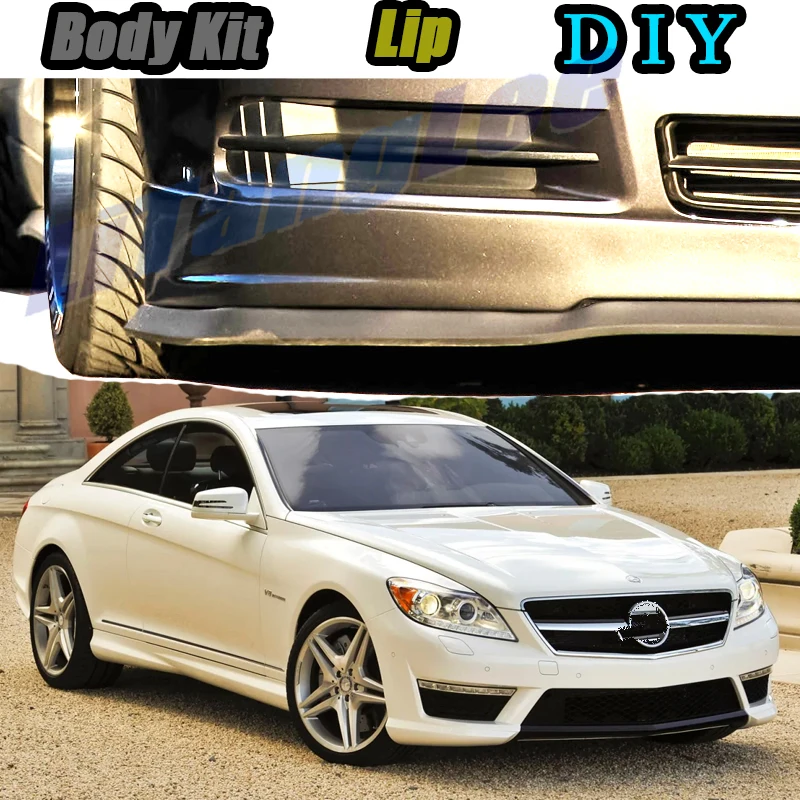 Body kit Tuning Splitter Front Skirt Tuning For Mercedes Benz CL MB C140 C215 C216 demo