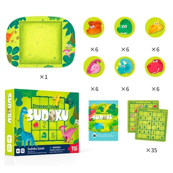 

Sudoku Chess Portable Magnetic Pieces Paper Early Educational Birthday Gift Funny Logic Thinking Interactive Memory For Kids
