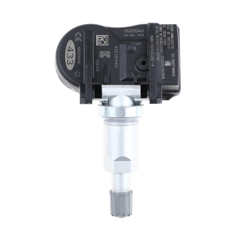 OEM 68252495AC для Jeep Grand Cherokee Durango 16-19 TPMS датчик давления в шинах 433 МГц Автомобильный