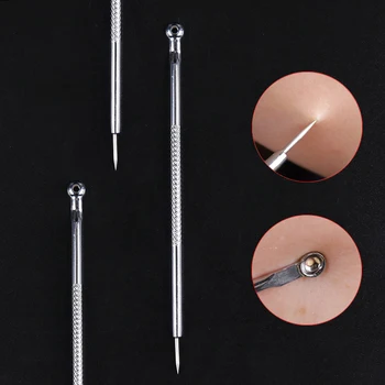

1PC Stainless Steel Blackhead Remover Needles Acne Pimple Blemish Treatments Face Skin Care Pore Cleaner Beauty Tools