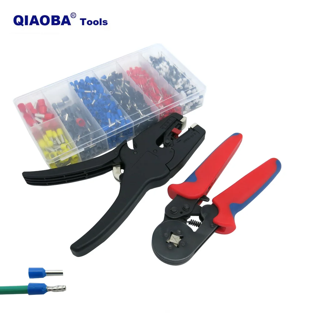 

crimping pliers and terminals and stripping pliers cable wire stripper cutter sets tube terminals multi functional hand tools