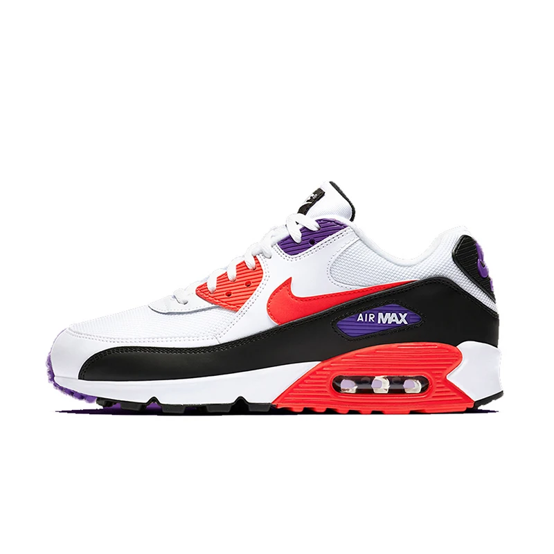 Аутентичные женские кроссовки NIKE AIR MAX 90 эфирные удобные амортизирующие износостойкие противоскользящие кроссовки для бега 325213 - Цвет: AJ1285-106