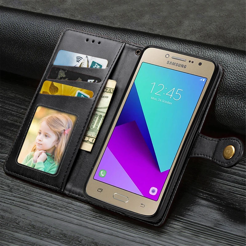 Кожаный чехол-книжка для samsung Galaxy J2 Prime, чехол-бумажник для samsung Grand Prime G530 G530H G531 G531H G531F, SM-G531F чехол