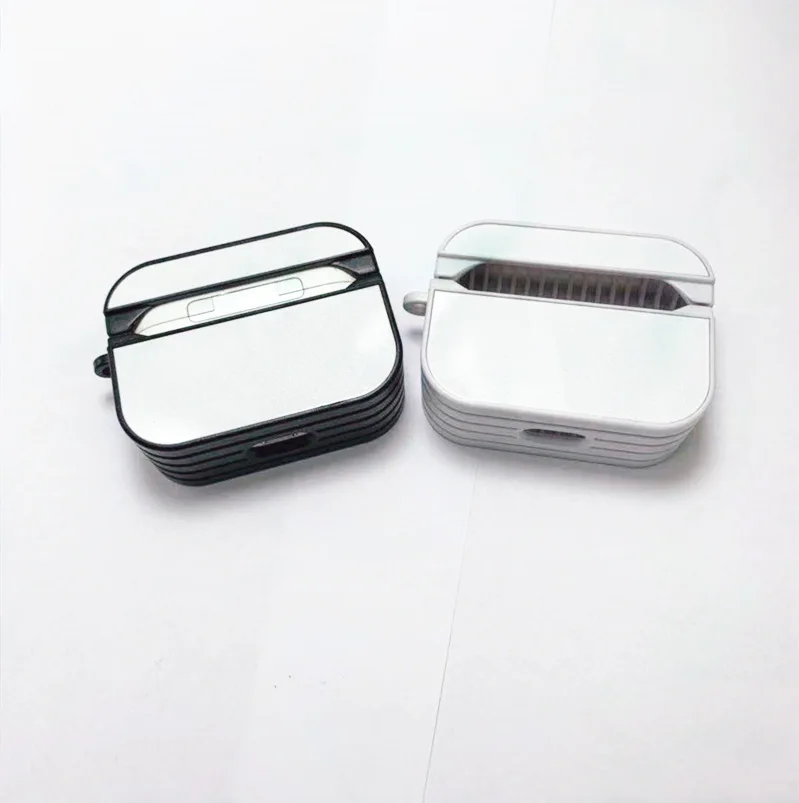 Пустой сублимационный чехол Airpods из поликарбоната может быть двусторонней термопечатью DIY стиль 15 шт./лот