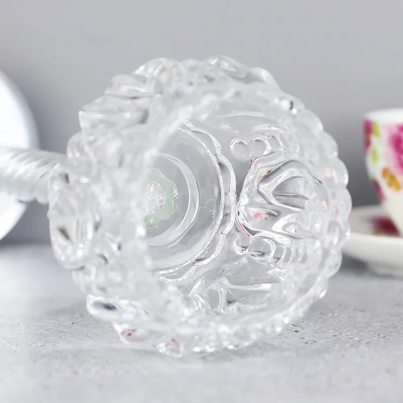 Brand New Crystal Cut Glass Candlestick Candle Holder Candle Stand Tea Light For Coffee Dining Table Centerpieces Wedding CH160