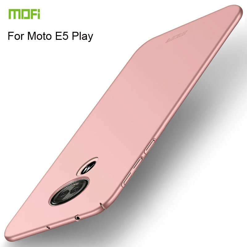 Для Motorola Moto E5 Play чехол MOFI PC Жесткий задний защитный телефон Capas для Motorola Moto E5 Play