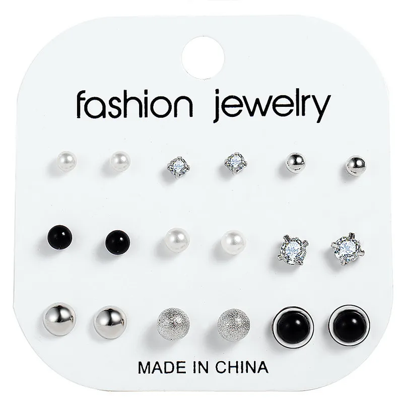 Earrings Set 13 17 км акриловые серьги с кисточками для женщин, богемные серьги, набор больших геометрических висячих сережек Brincos, Женские Ювелирные изделия DIY - Окраска металла: Earrings Set 13