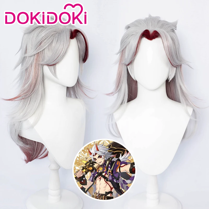 DokiDoki Game Genshin Impact Cosplay Arataki Itto Wig |