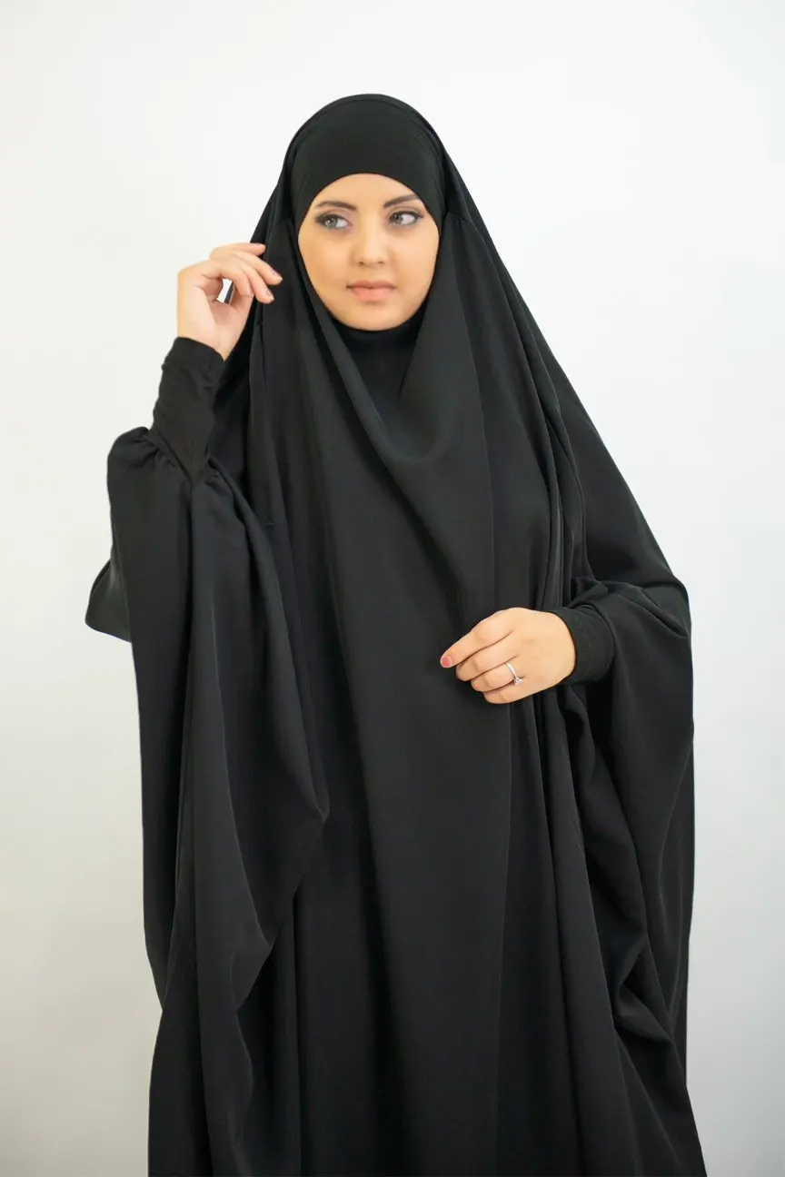 muçulmanas, vestuário de oração, Abaya, cobertura completa,