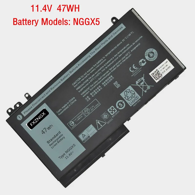 47Wh NGGX5 Батарея для Dell E5250 E5470 E5270 E5570 JY8D6 954DF 0RDRH9 0JY8D6