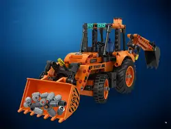 2019 Creator Technic городской строительный автомобиль экскаватор-Модель Погрузчика строительные блоки кирпичи развивающие игрушки для детей