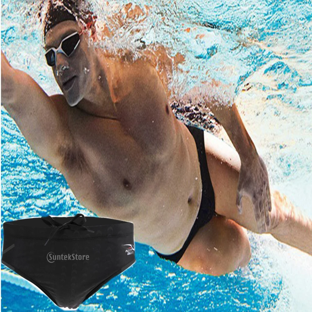 Mens Swim Beach Trunks Surfing  Shorts Swimming Brief Swimwear Low-Rise Bikini Quick Dry Men's Swim Brief 