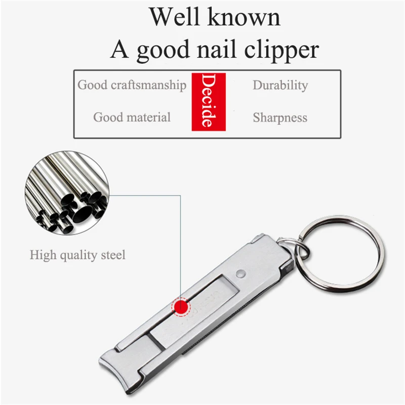 Details about   Ultra-thin 2 in 1 Bottle Opener Foldable Hand Toe Nail Clippers Cutter Trimmer 