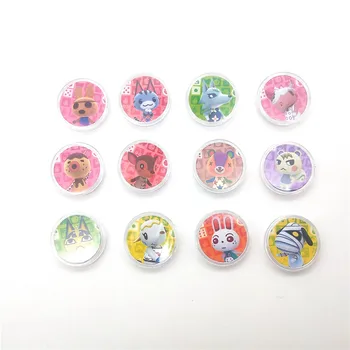

12pcs Animal Crossing New Horizons Coin NFC Game Amiibo Card for NS Switch 3DS Game Set NFC Cards Hot Villager