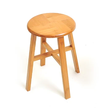 

Stool Fashion Simple Household Bench Table Stool Contemporary And Contracted Square Stool Non-slip Round Nanzhu Meal Stool